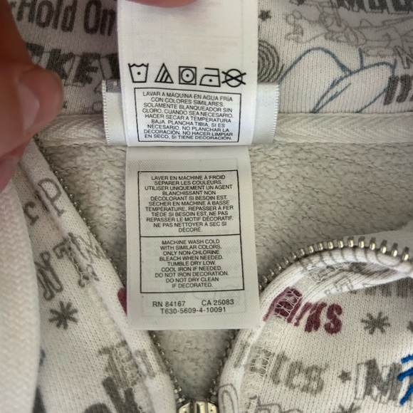 Women’s Disneyland Resort Graphic Hoodie 2010 embroidered 2XL Disney Mickey - Picture 4 of 10